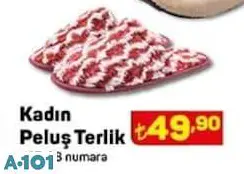 JUNO KADIN PELUŞ TERLİK